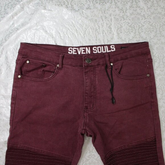 SEVEN SOULS Skinny Fit Pants Size 36x30 - Picture 2 of 7